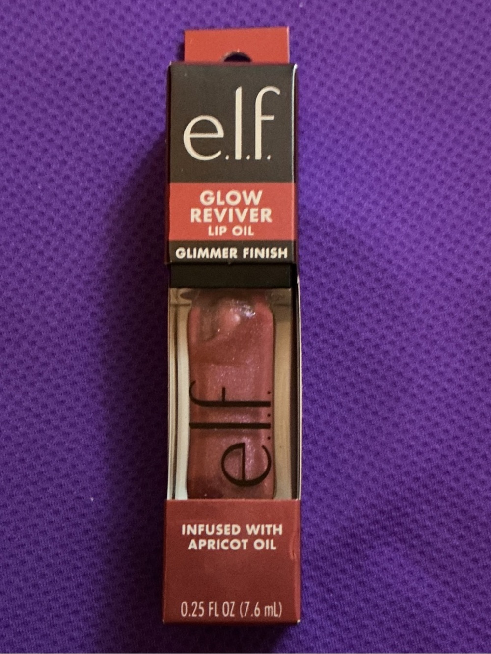 e.l.f. Glow Reviver Lip Oil - Shimmering Rose Gold
